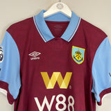 2023/24 BURNLEY RODRIGUEZ #19 *MATCH WORN* HOME SHIRT (L) UMBRO