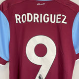 2023/24 BURNLEY RODRIGUEZ #19 *MATCH WORN* HOME SHIRT (L) UMBRO