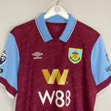 2023/24 BURNLEY FOFANA #23 *MATCH ISSUE* HOME SHIRT (L) UMBRO