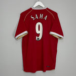 2006/07 MANCHESTER UNITED SAHA #9 HOME SHIRT (L) NIKE