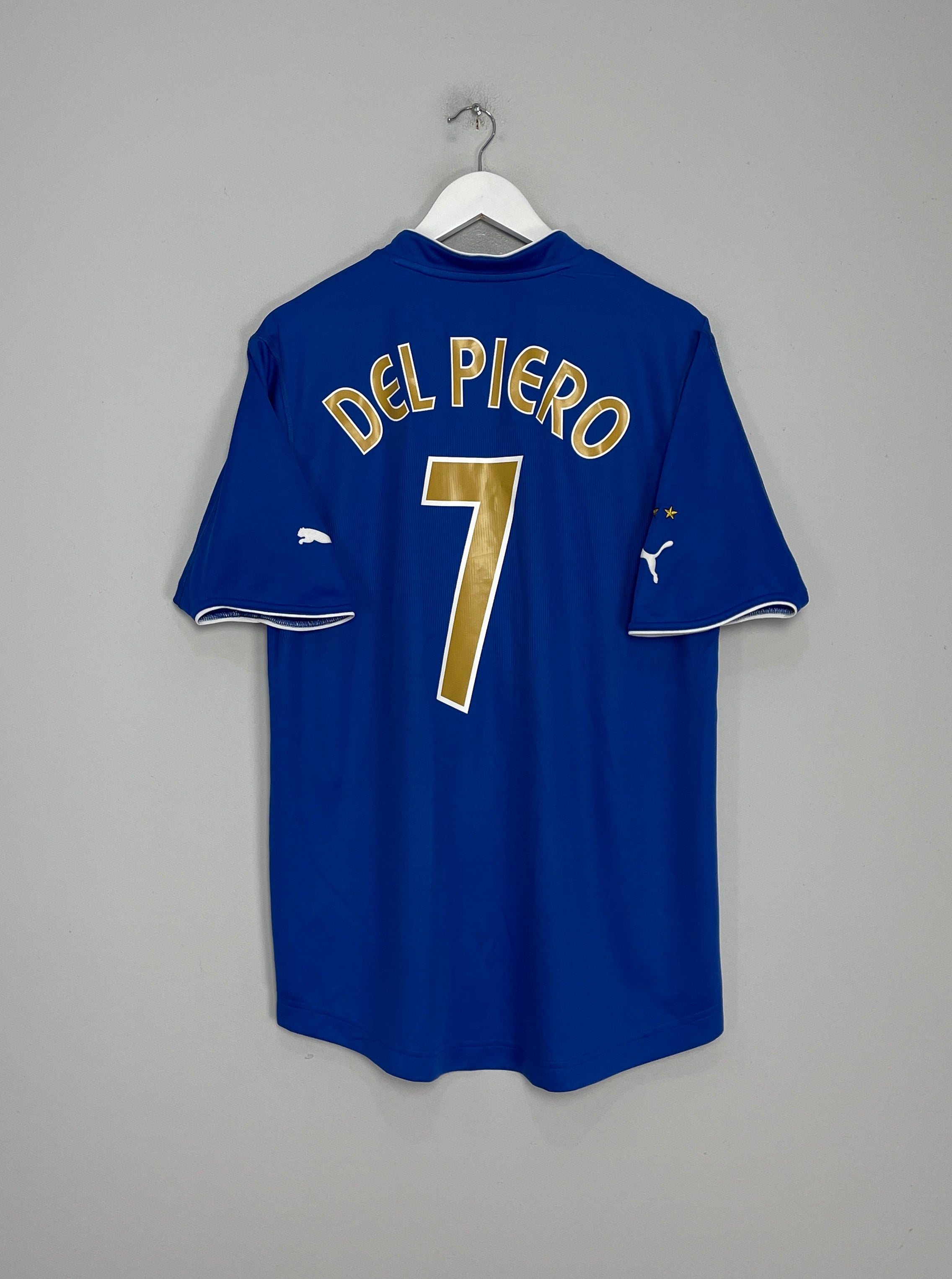 2003/04 ITALY DEL PIERO #10 HOME SHIRT (L) PUMA