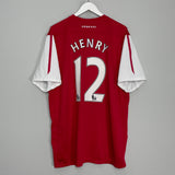 2011/12 ARSENAL HENRY #12 HOME SHIRT (XXL) NIKE