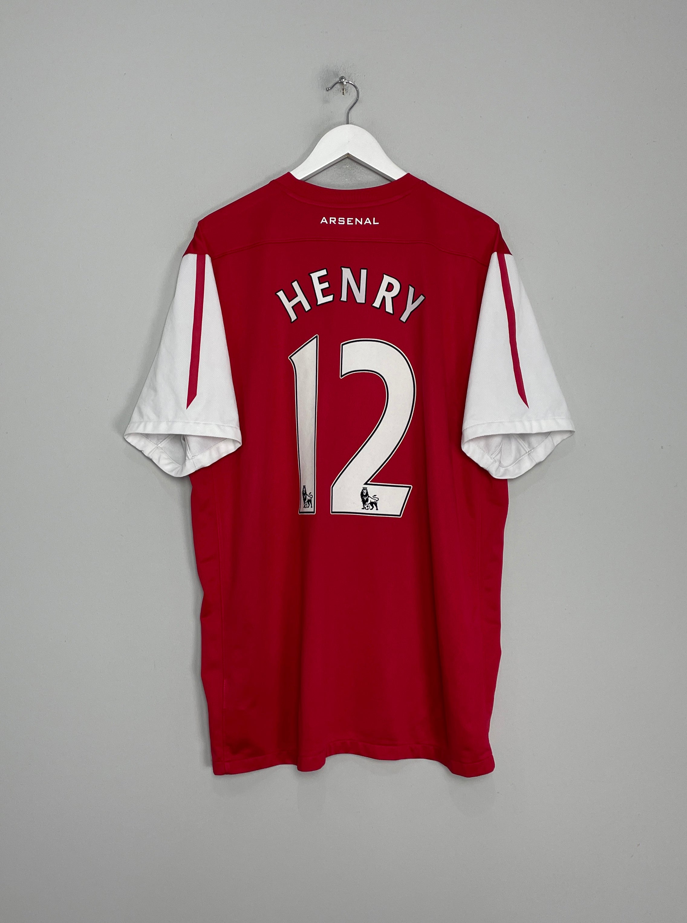 2011/12 ARSENAL HENRY #12 HOME SHIRT (XXL) NIKE