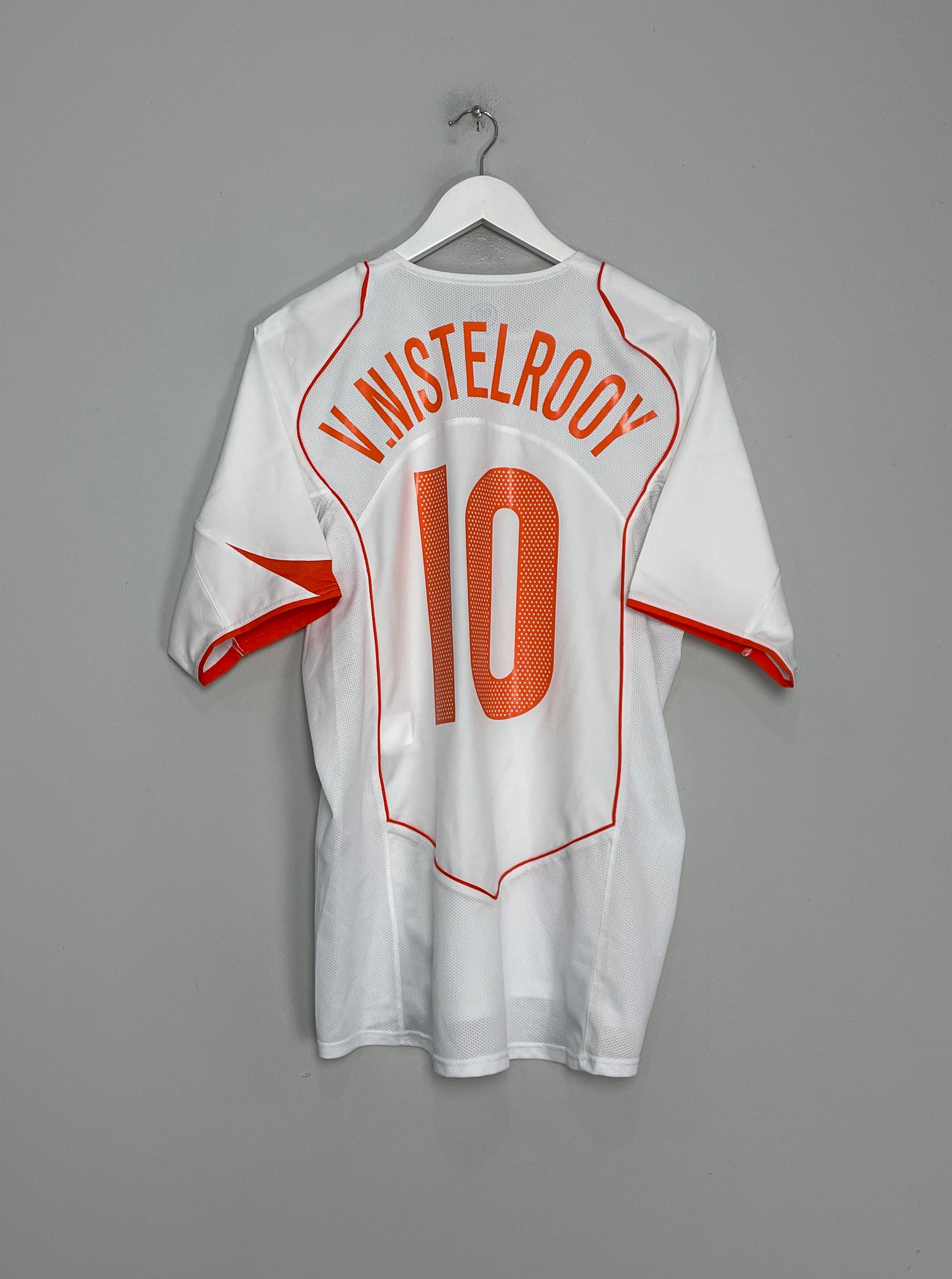 2004/06 NETHERLANDS V.NISTELROOY #10 AWAY SHIRT (L) NIKE