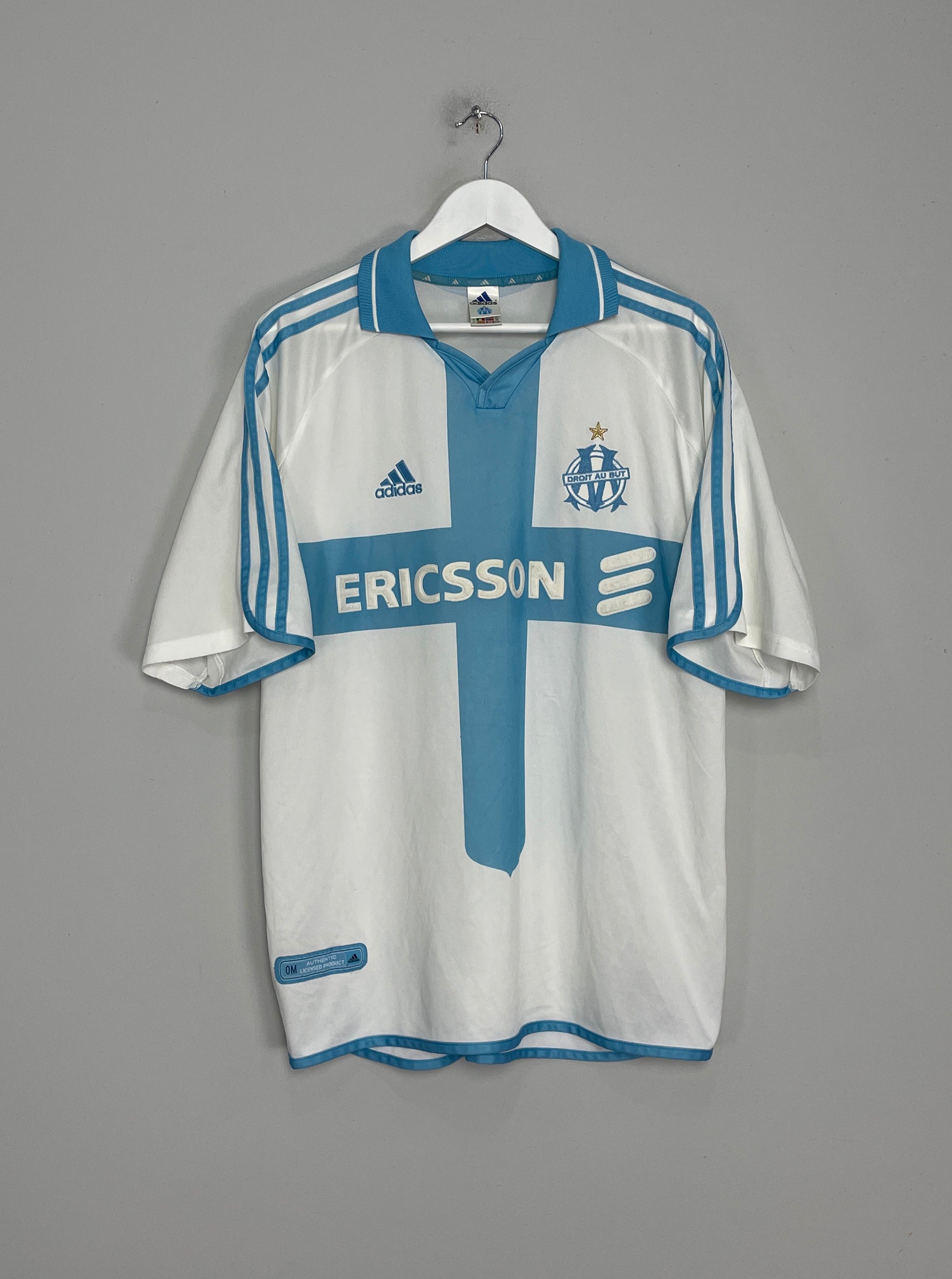 2000/01 MARSEILLE HOME SHIRT (XL) ADIDAS