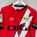 2022/23 RAYO VALLECANO SANCHEZ #14 *MATCH WORN* HOME SHIRT (L) UMBRO