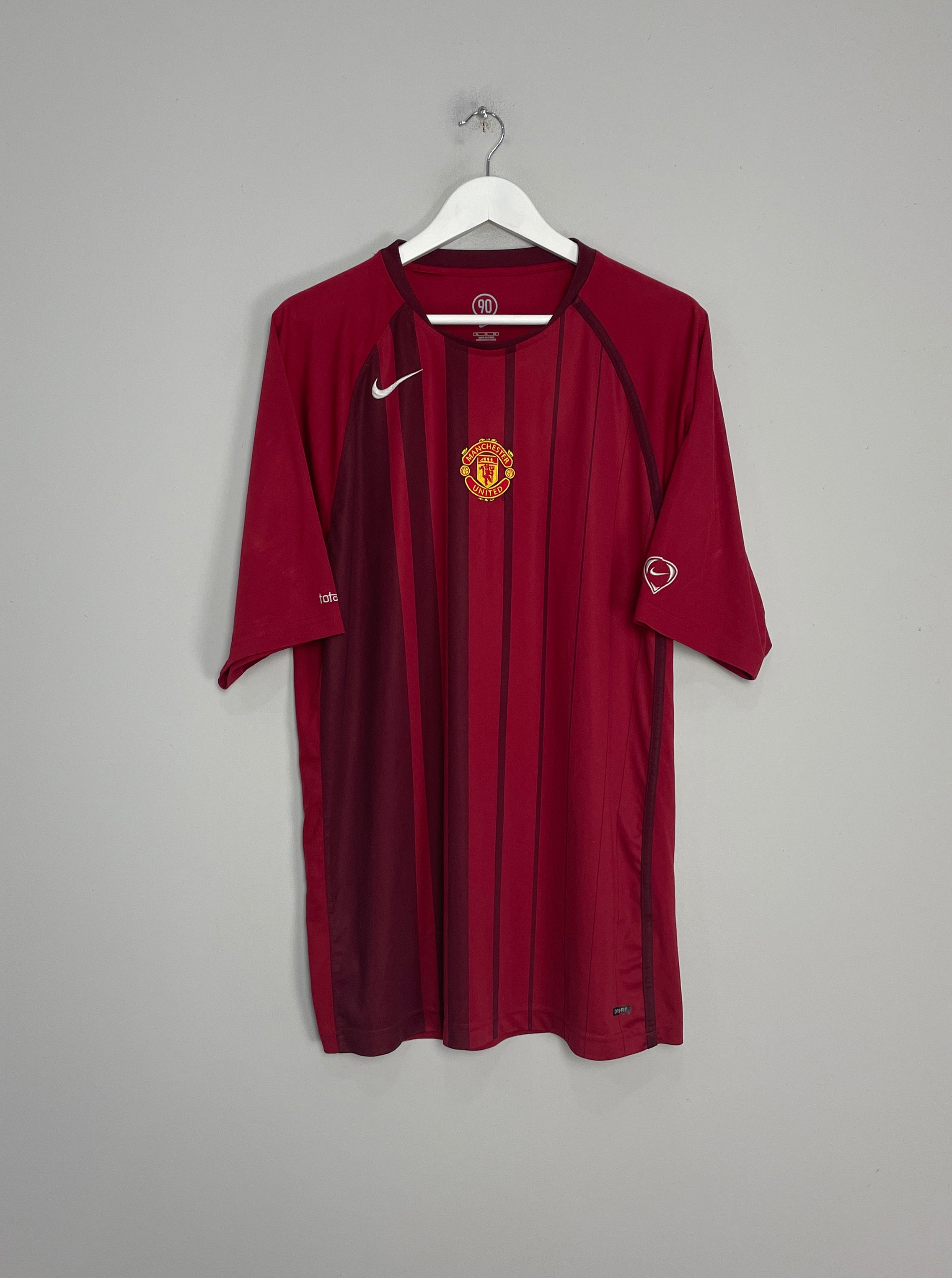 2004/05 MANCHESTER UNITED TRAINING SHIRT (XL) NIKE