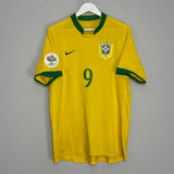 2006/08 BRAZIL RONALDO #9 HOME SHIRT (L) NIKE