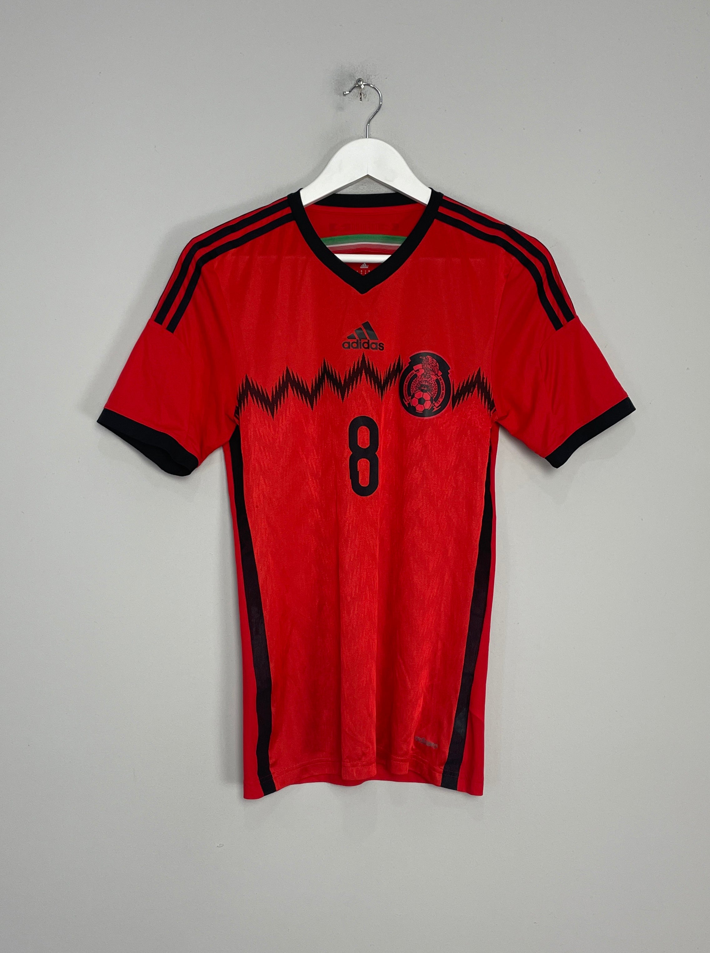 2014/15 MEXICO #8 *PLAYER ISSUE* AWAY SHIRT (XS) ADIDAS