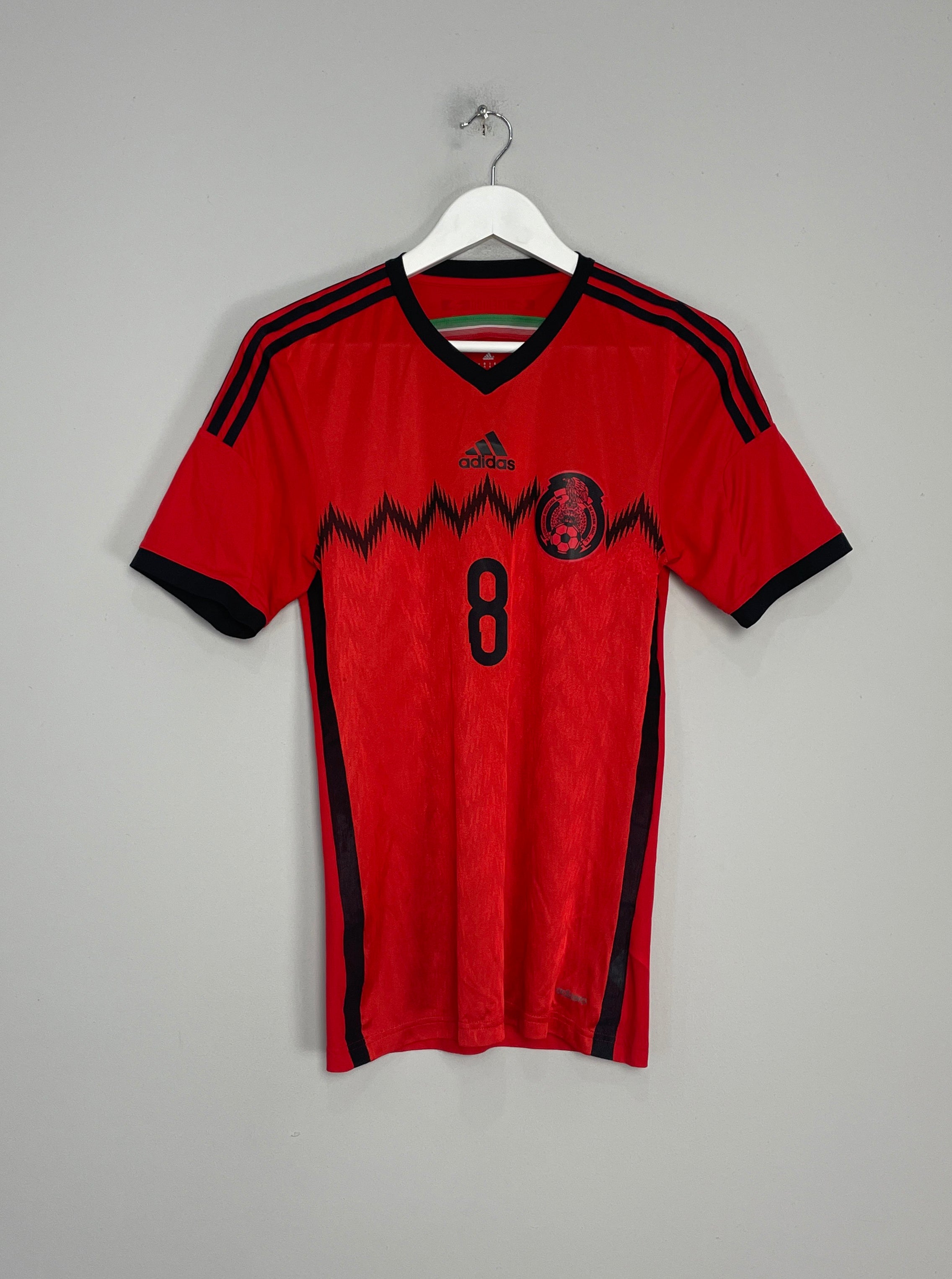 2014/15 MEXICO #8 *PLAYER ISSUE* AWAY SHIRT (XS) ADIDAS