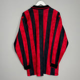 1995/96 AC MILAN L/S HOME SHIRT (XL) LOTTO