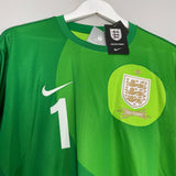 2013/14 ENGLAND HART #1 *150 YEARS* BNWT GK SHIRT (XL) NIKE