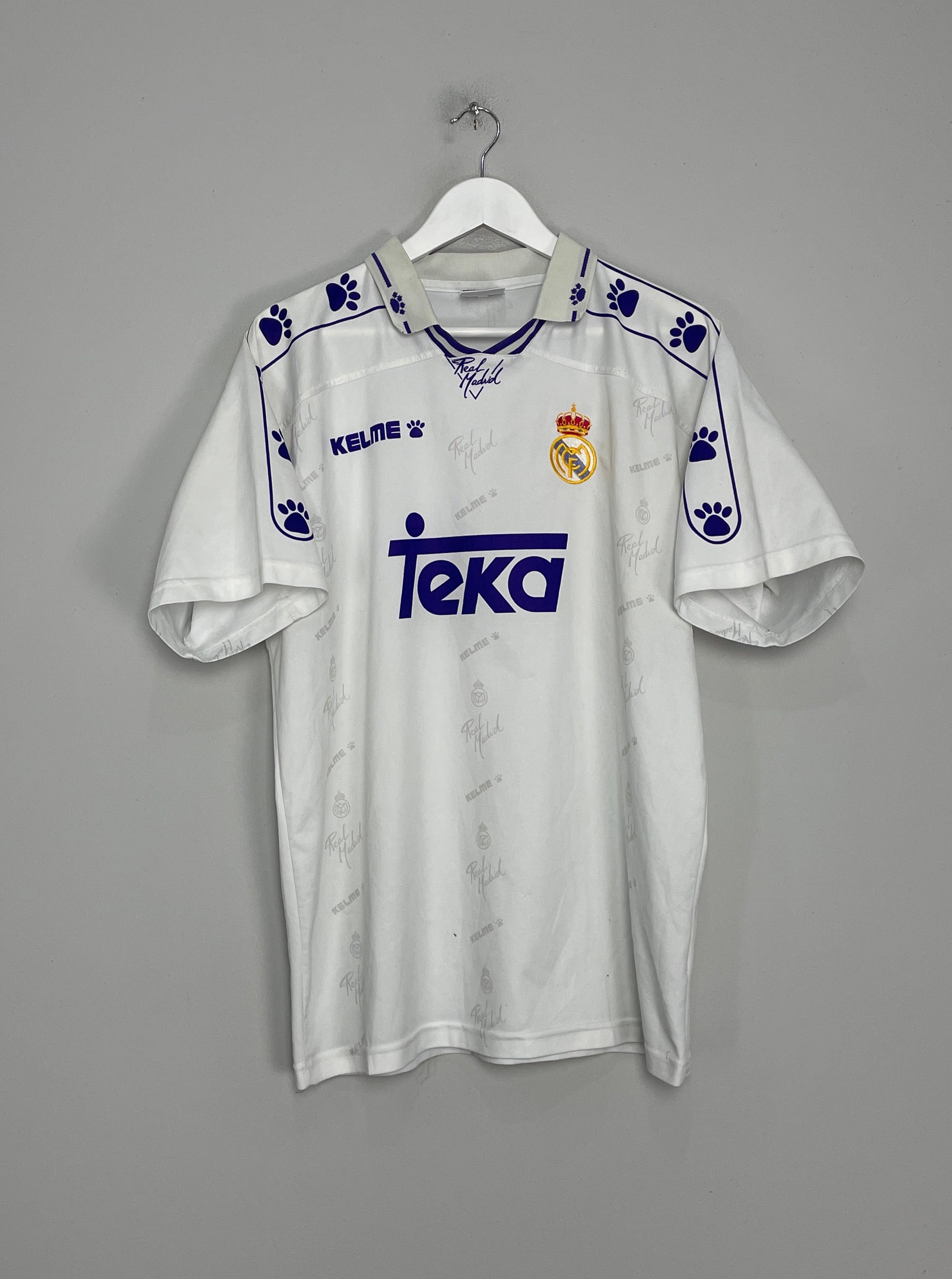 1994/96 REAL MADRID HOME SHIRT (L) KELME