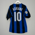 2004/05 INTER MILAN ADRIANO #10 HOME SHIRT (L) NIKE