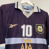 1999/00 ARGENTINA #10 AWAY SHIRT (L) REEBOK