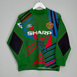 1992/93 MANCHESTER UNITED #1 GK SHIRT (S) UMBRO