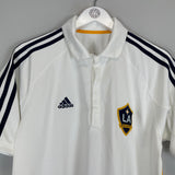 2007/08 LA GALAXY BECKHAM #23 POLO SHIRT (M) ADIDAS