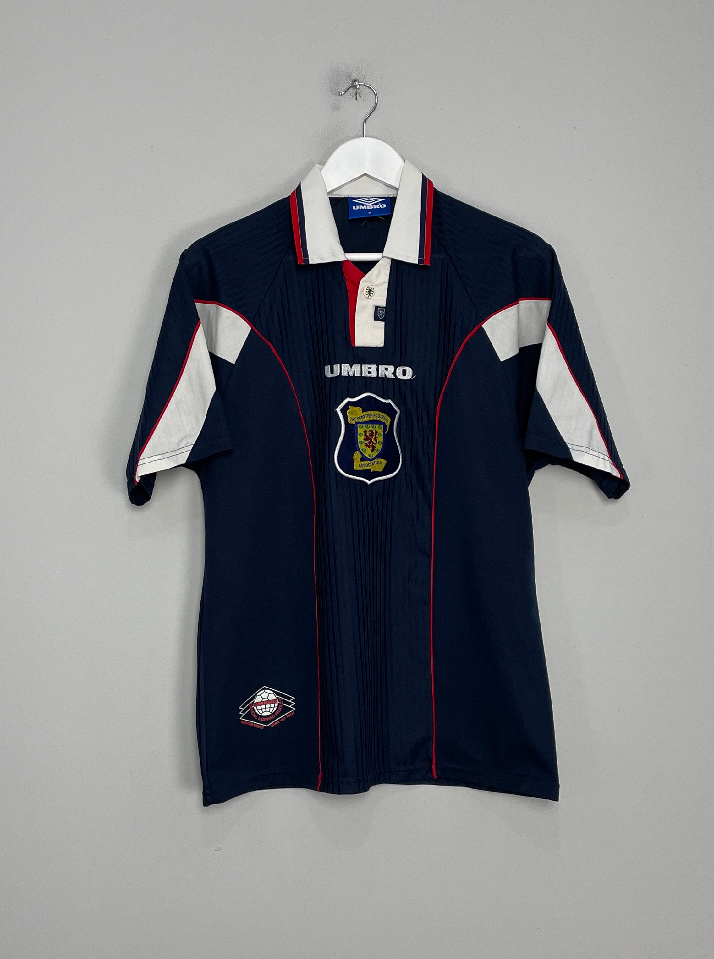 1996/98 SCOTLAND HOME SHIRT (M) UMBRO