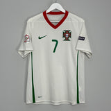 2008/09 PORTUGAL RONALDO #7 AWAY SHIRT (M) NIKE