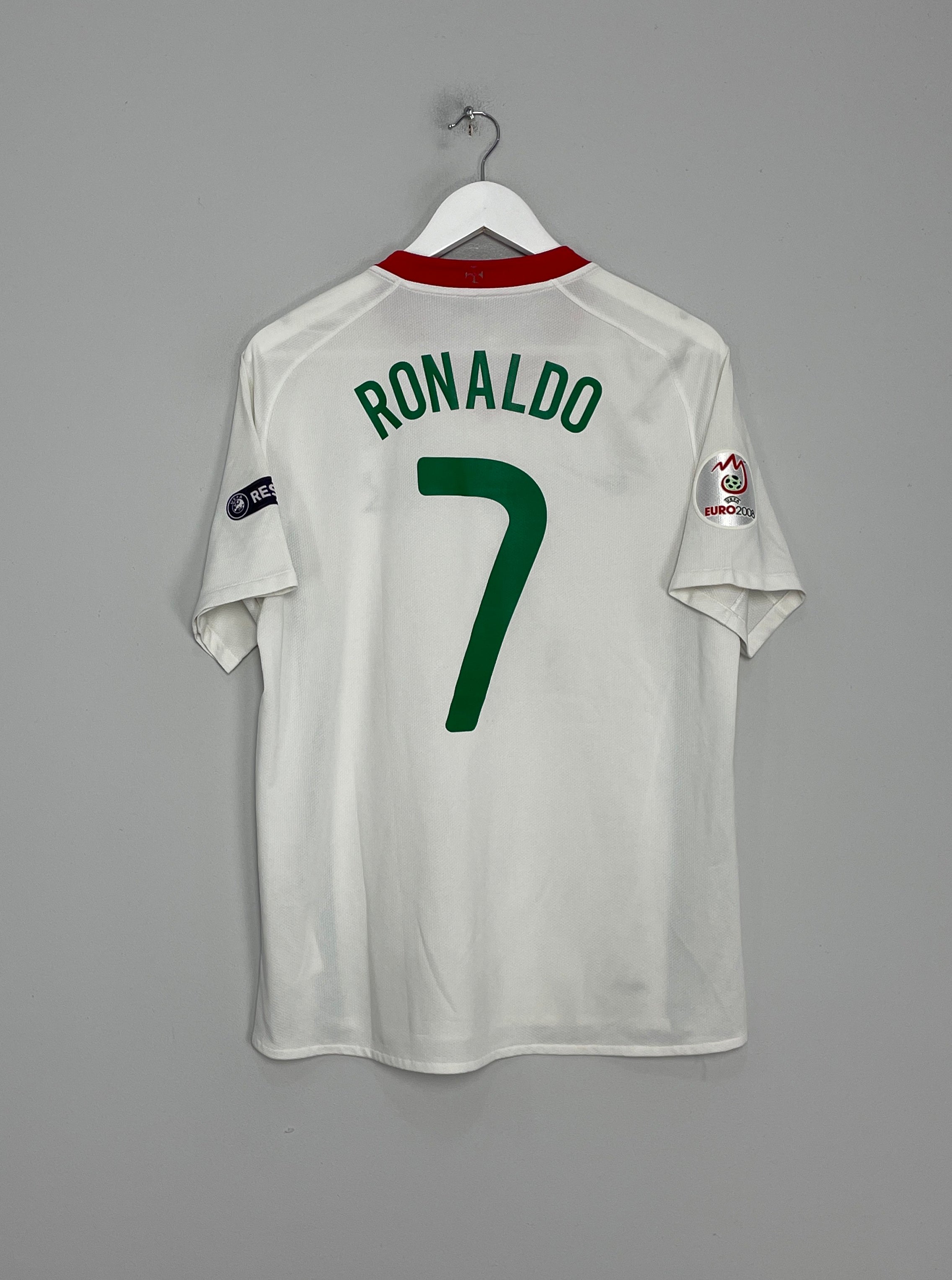 2008/09 PORTUGAL RONALDO #7 AWAY SHIRT (M) NIKE