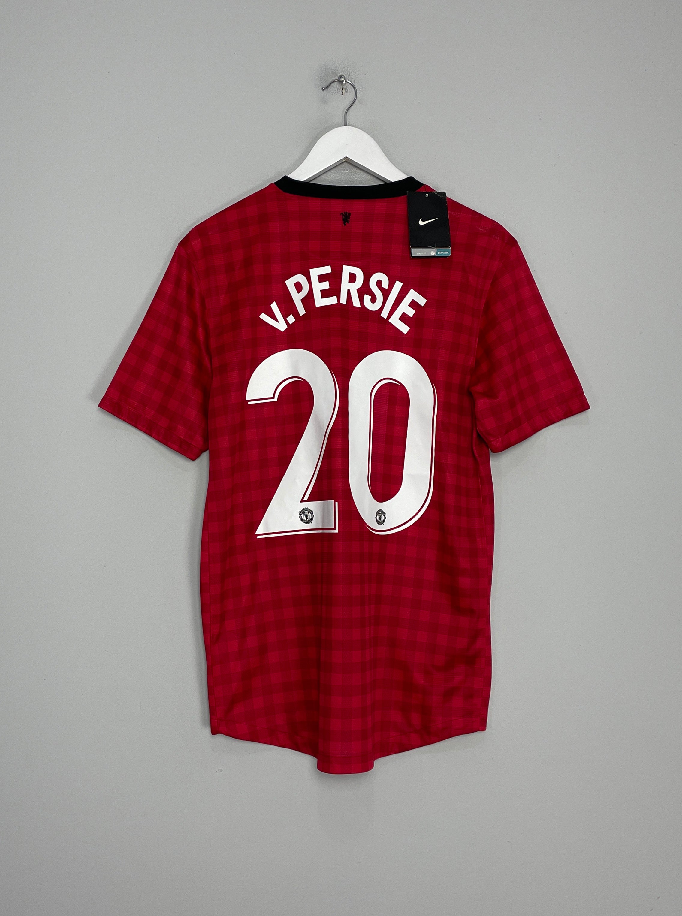 2012/13 MANCHESTER UNITED V.PERSIE #20 *BNWT* HOME SHIRT (M) NIKE