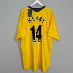 2006/07 ARSENAL HENRY #14 *BNWT* AWAY SHIRT (XXL) NIKE