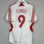 2007/08 LIVERPOOL TORRES #9 AWAY SHIRT (M) ADIDAS