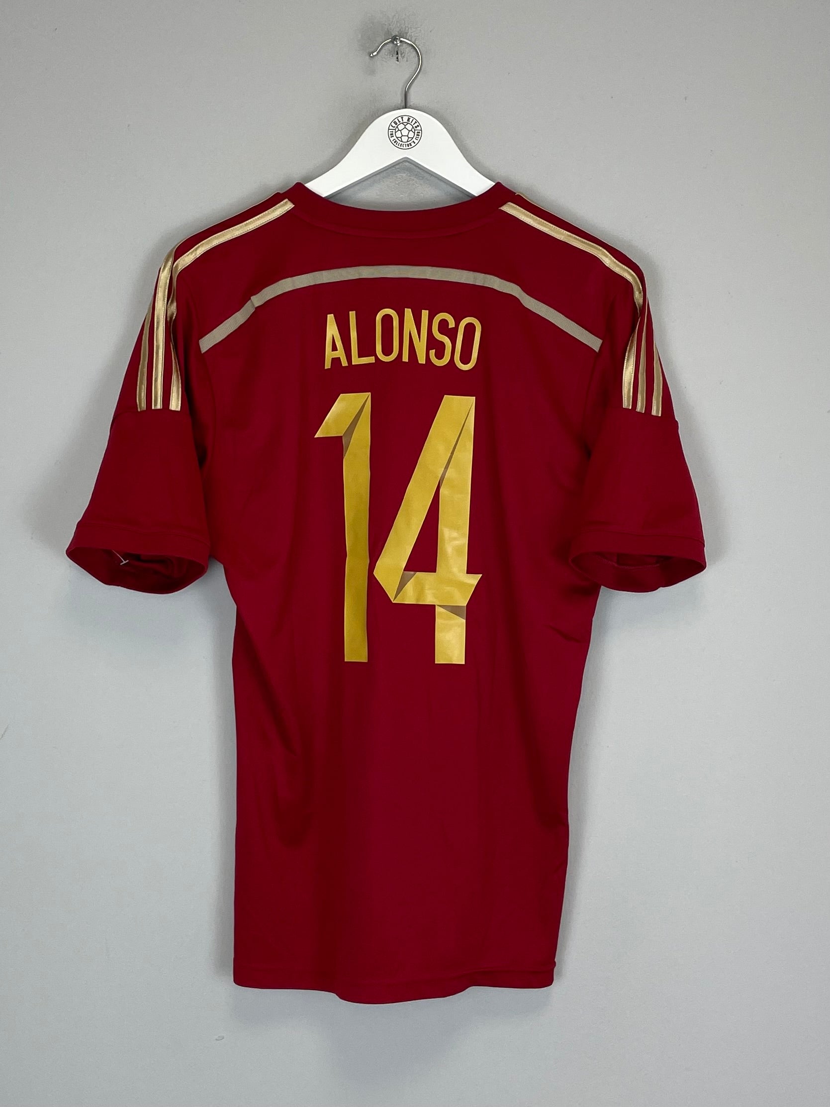 2013/15 SPAIN ALONSO #14 HOME SHIRT (M) ADIDAS