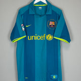 2007/08 BARCELONA MESSI #19 AWAY SHIRT (XL) NIKE