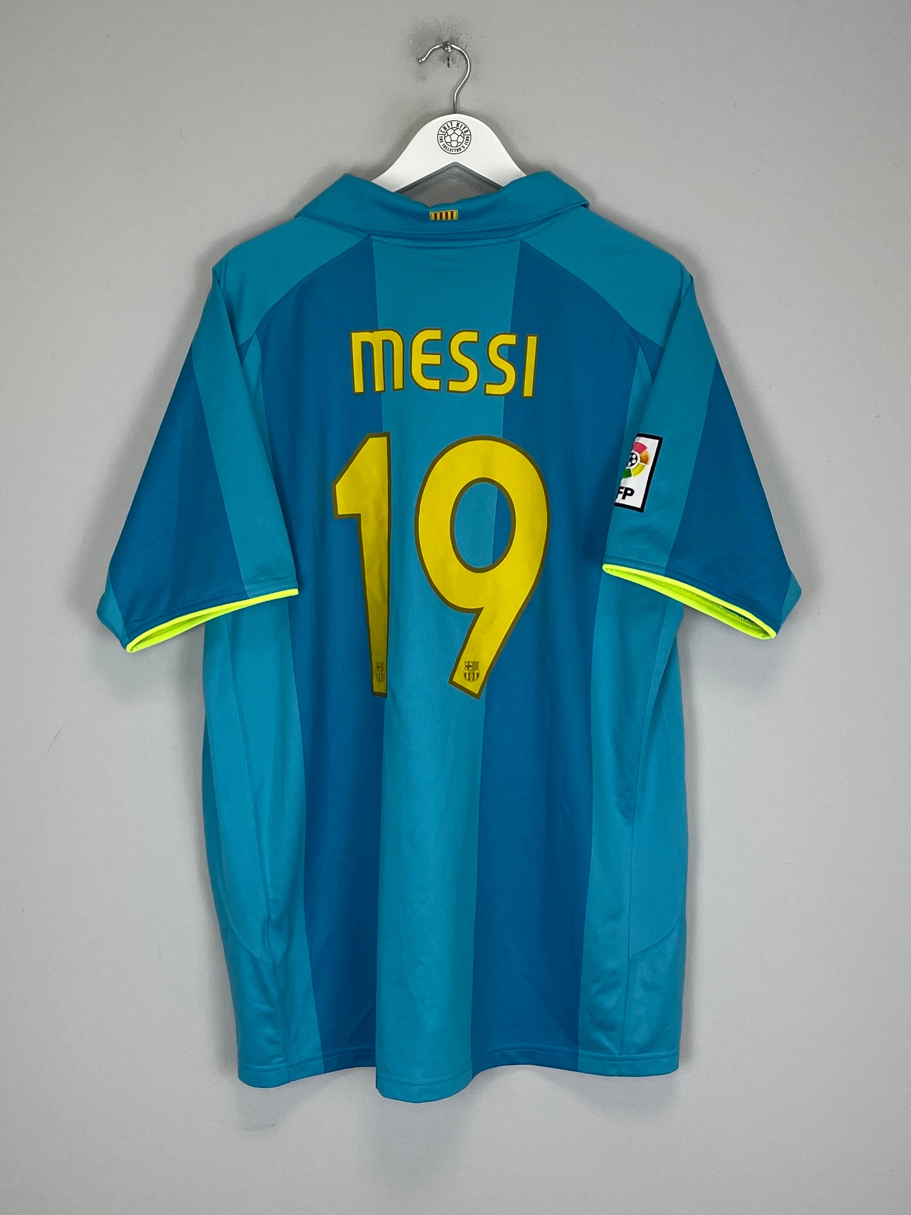 2007/08 BARCELONA MESSI #19 AWAY SHIRT (XL) NIKE