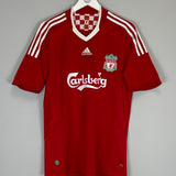 2008/10 LIVERPOOL GERRARD #8 HOME SHIRT (L) ADIDAS