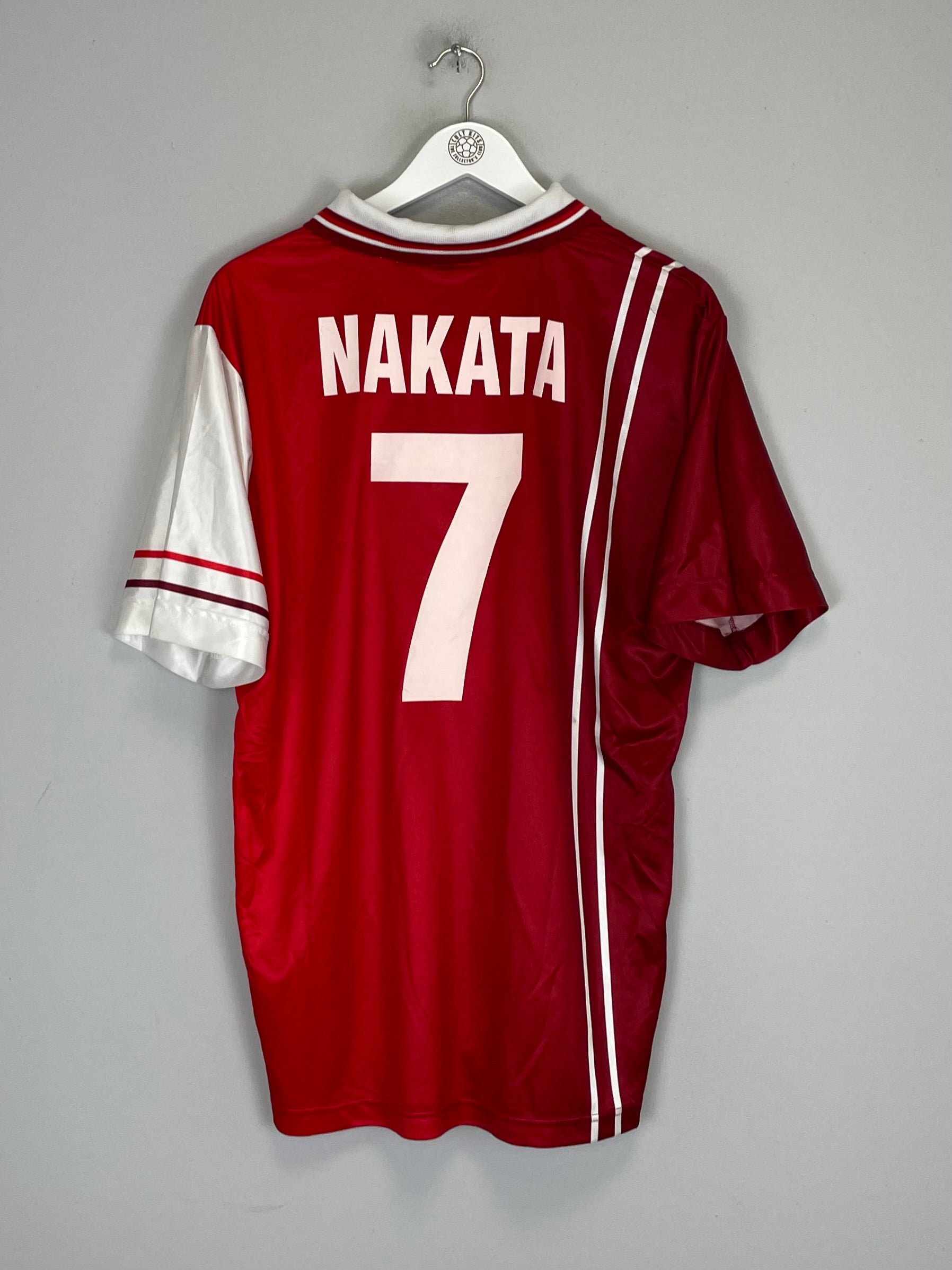 1998/99 PERUGIA NAKATA #7 HOME SHIRT (XL) GALEX