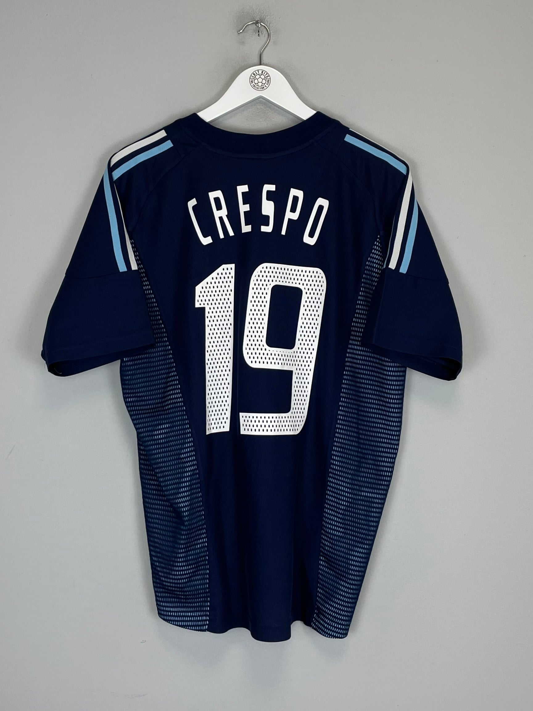 2002/04 ARGENTINA CRESPO #19 AWAY SHIRT (L) ADIDAS