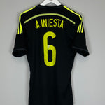 2013/15 SPAIN A.INIESTA #6 AWAY SHIRT (S) ADIDAS