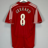 2006/08 LIVERPOOL GERRARD #8 HOME SHIRT (L) ADIDAS