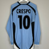 2000/01 LAZIO CRESPO #10 L/S HOME SHIRT (XL) PUMA