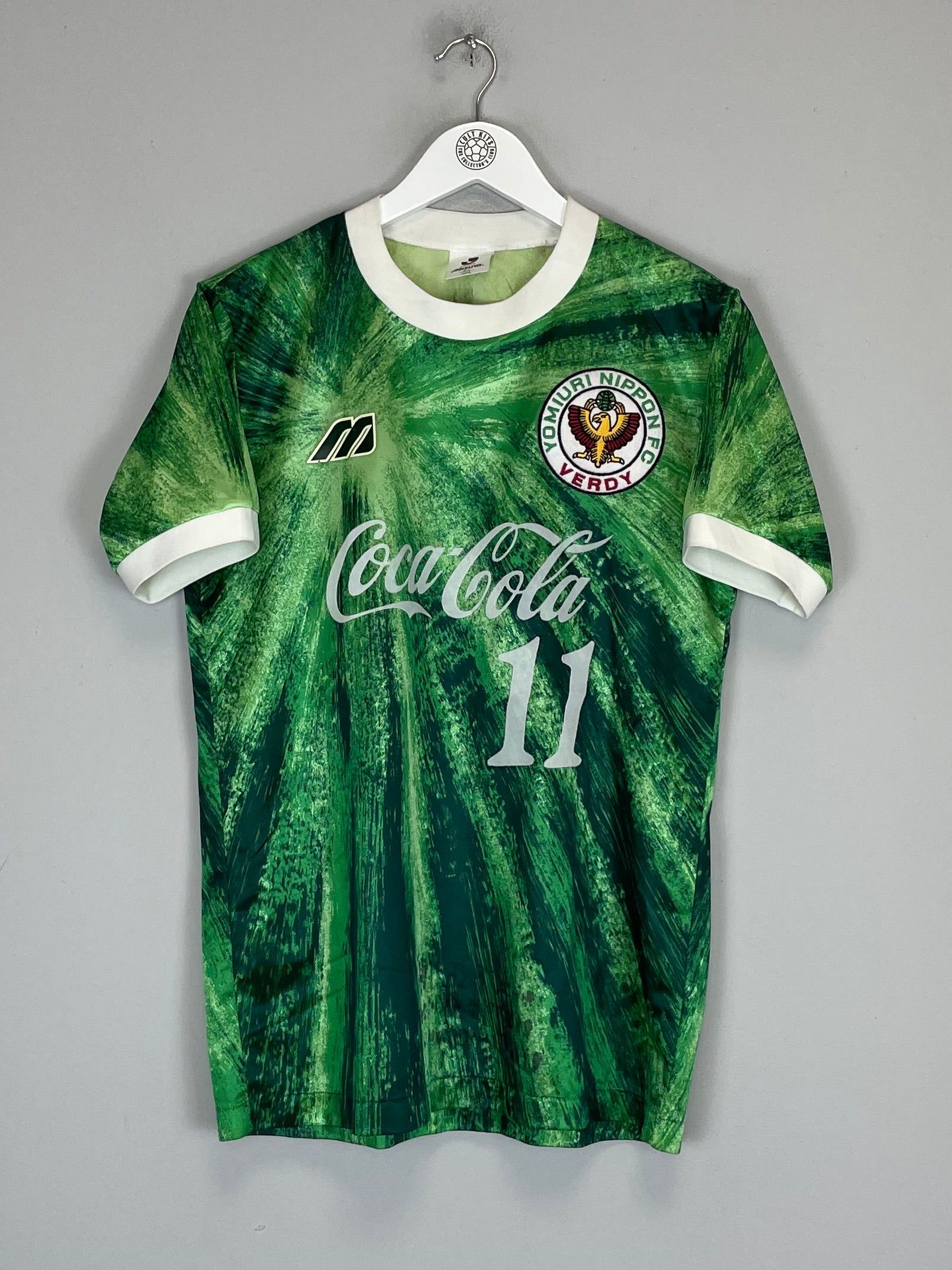 1993/94 TOKYO VERDY #11 HOME SHIRT (M) MIZUNO