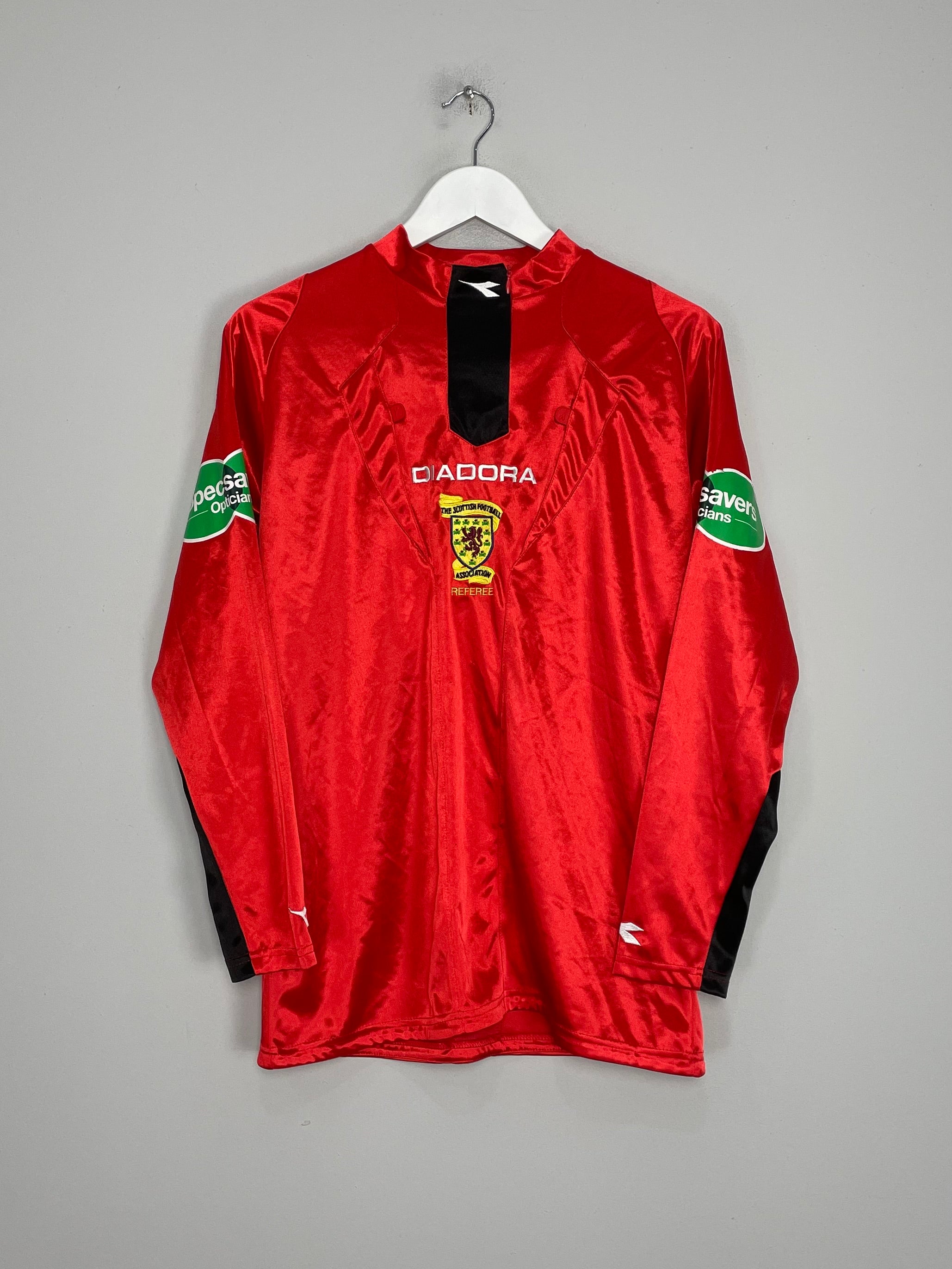 2010 SCOTTISH L/S REFEREE SHIRT (S) DIADORA