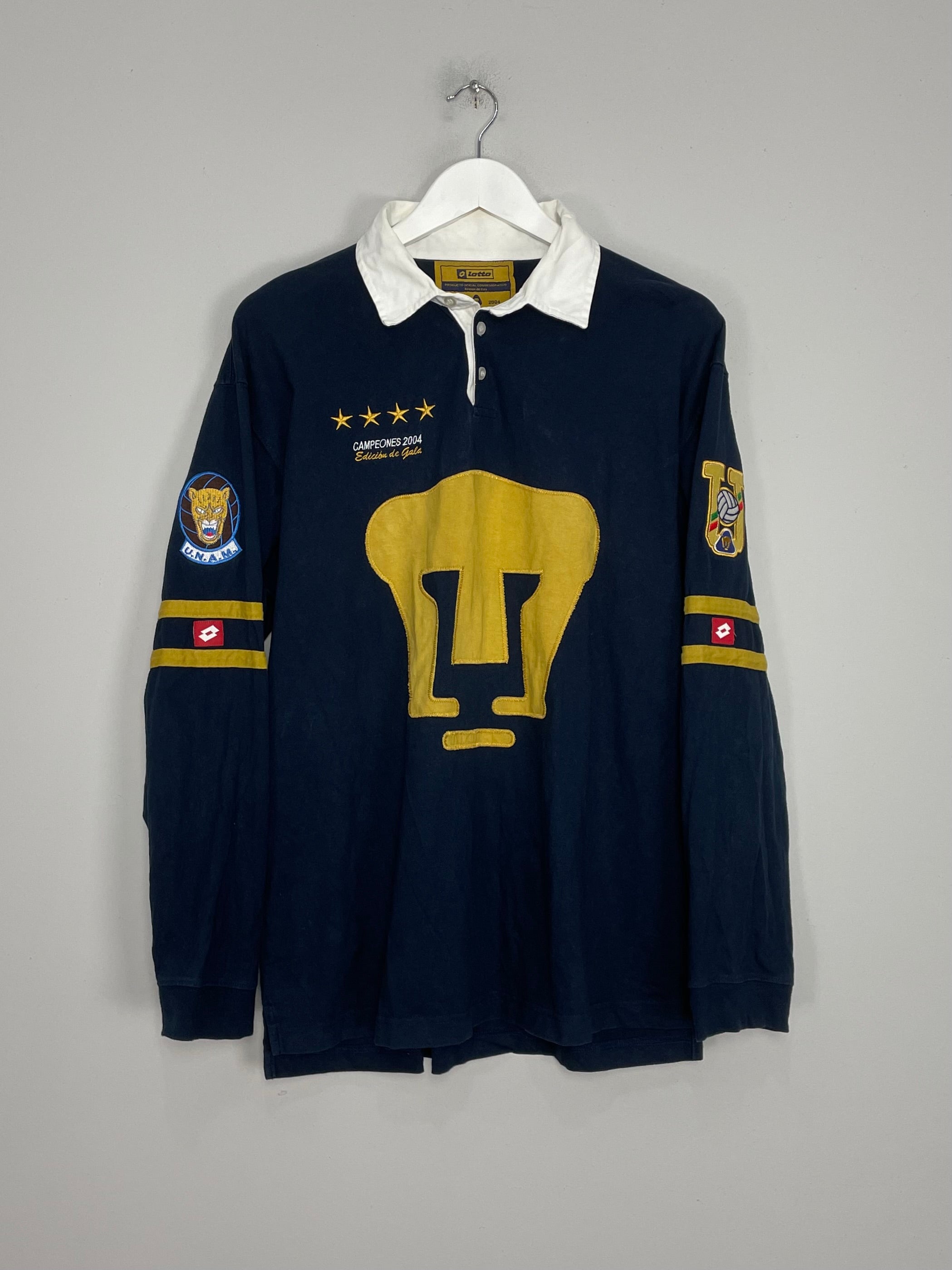 2004 UNAM PUMAS L/S SPECIAL SHIRT (XL) LOTTO