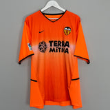 2002/03 VALENCIA AYALA #4 AWAY SHIRT (XL) NIKE