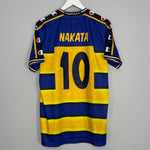 2001/02 PARMA NAKATA #10 HOME SHIRT (XL) CHAMPION