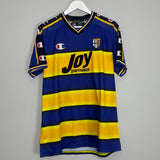 2001/02 PARMA NAKATA #10 HOME SHIRT (XL) CHAMPION