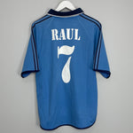 1999/00 REAL MADRID RAUL #7 AWAY SHIRT (M) ADIDAS