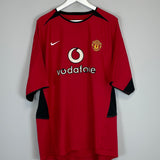 2002/04 MANCHESTER UNITED RONALDO #7 HOME SHIRT (XXL) NIKE