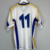 1998/00 SWEDEN #11 AWAY SHIRT (M) ADIDAS