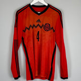 2014/15 MEXICO MARQUEZ #4 L/S AWAY SHIRT (M) ADIDAS