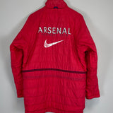 1998/99 ARSENAL REVERSIBLE PADDED JACKET (M) NIKE