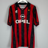 1994/95 AC MILAN HOME SHIRT (L) LOTTO