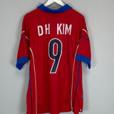 1998/01 SOUTH KOREA D H KIM #9 HOME SHIRT (XL) NIKE