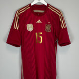 2014/15 SPAIN RAMOS #15 HOME SHIRT (L) ADIDAS